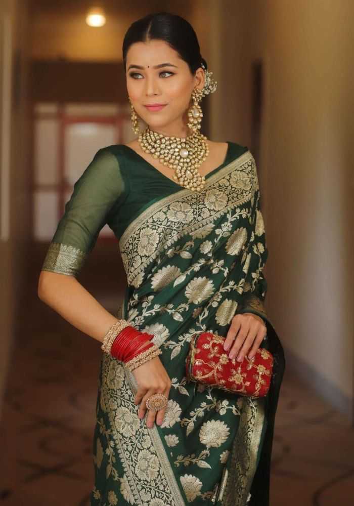 YNF Wholesale Lichi Silk Banarasi Silk Sarees KESH171 D.N. 1642 | Surat Manufacturer