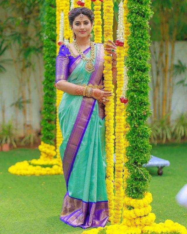 YNF Wholesale Lichi Silk South Indian Sarees KESH171 :- N.F-179 | Surat Manufacturer