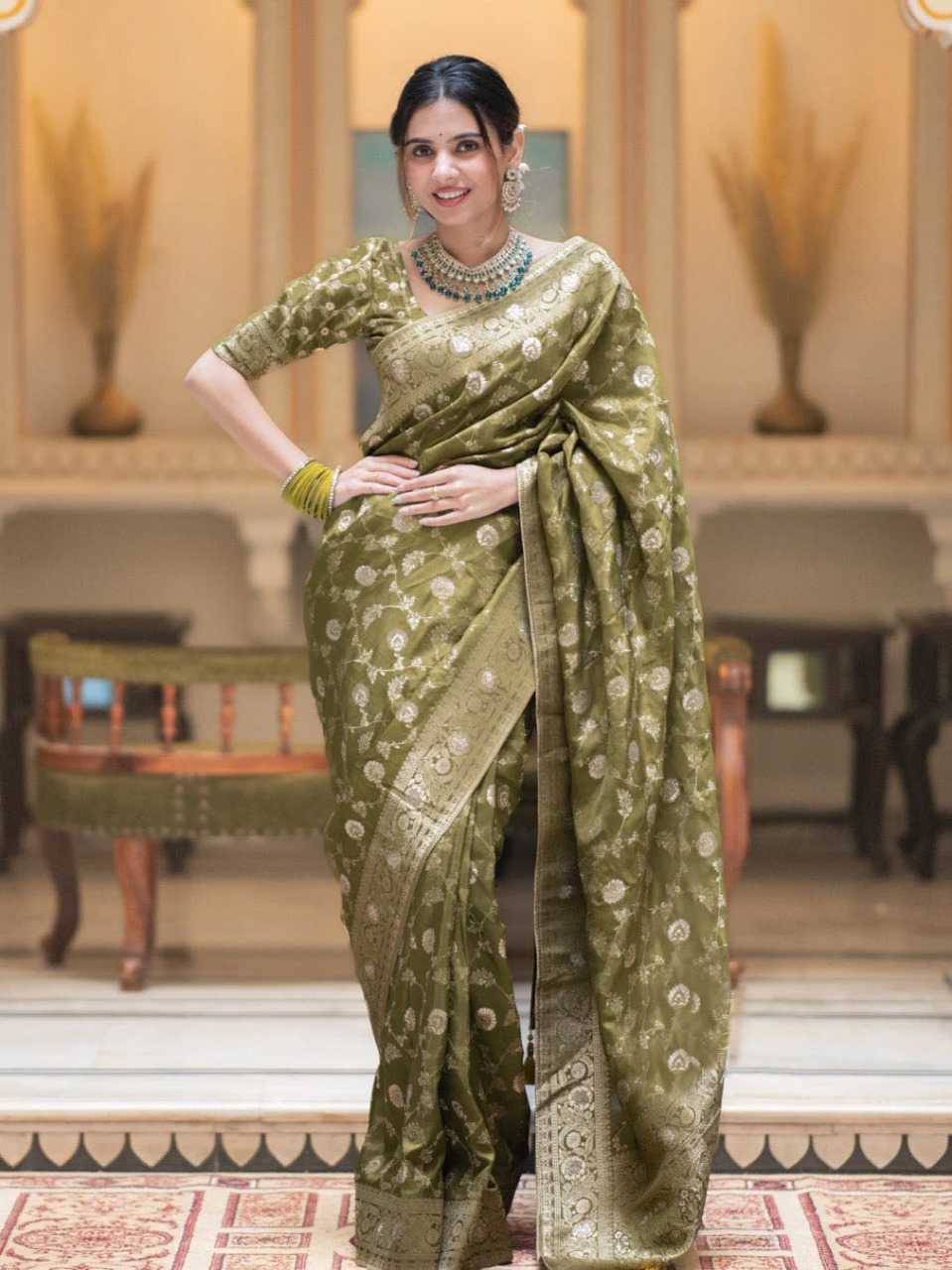 YNF Wholesale Lichi Silk Banarasi Silk Sarees KESH171 N.F:-208 | Surat Manufacturer
