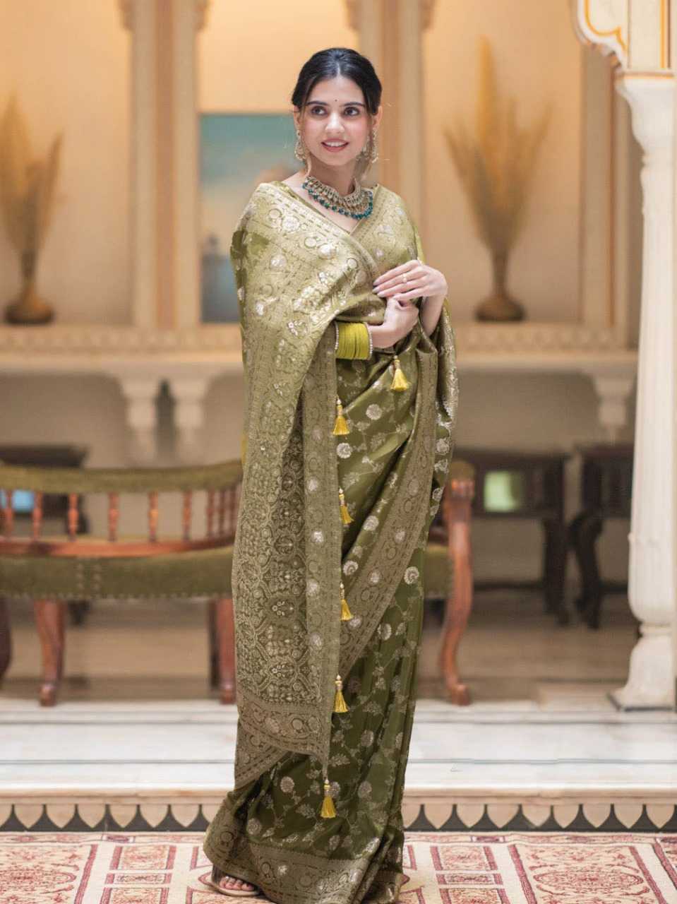 YNF Wholesale Lichi Silk Banarasi Silk Sarees KESH171 N.F:-208 | Surat Manufacturer