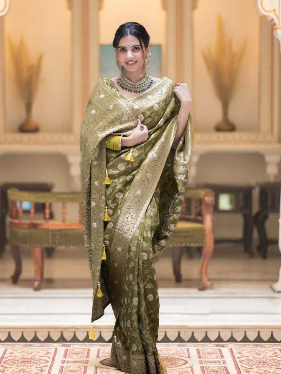 YNF Wholesale Lichi Silk Banarasi Silk Sarees KESH171 N.F:-208 | Surat Manufacturer