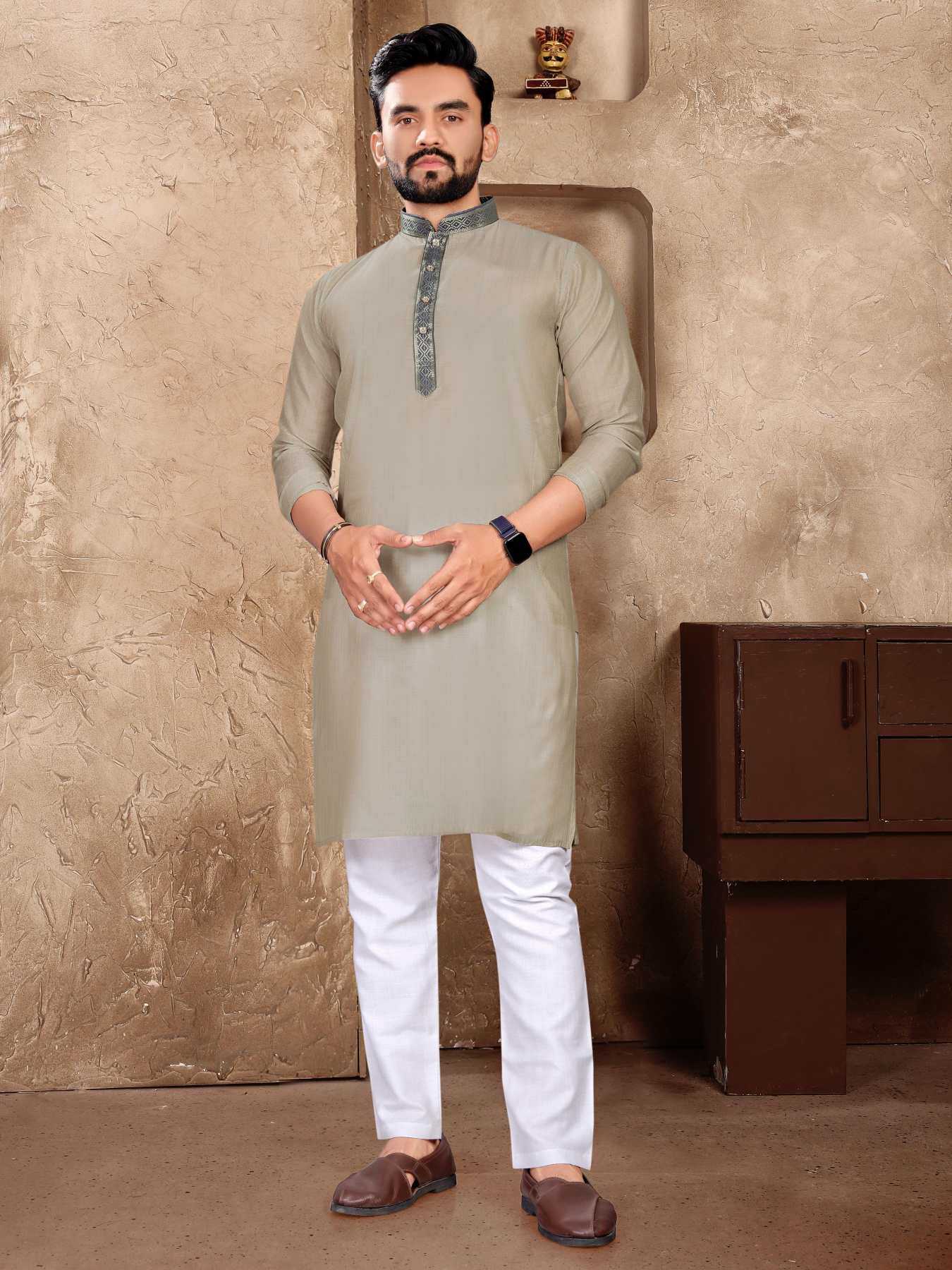 YNF Wholesale Linen Couple Matching Ethnic Outfits KESH620 Man~Mohini | Surat Manufacturer