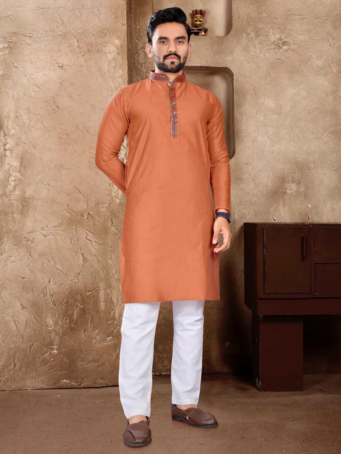 YNF Wholesale Linen Couple Matching Ethnic Outfits KESH620 Man~Mohini | Surat Manufacturer