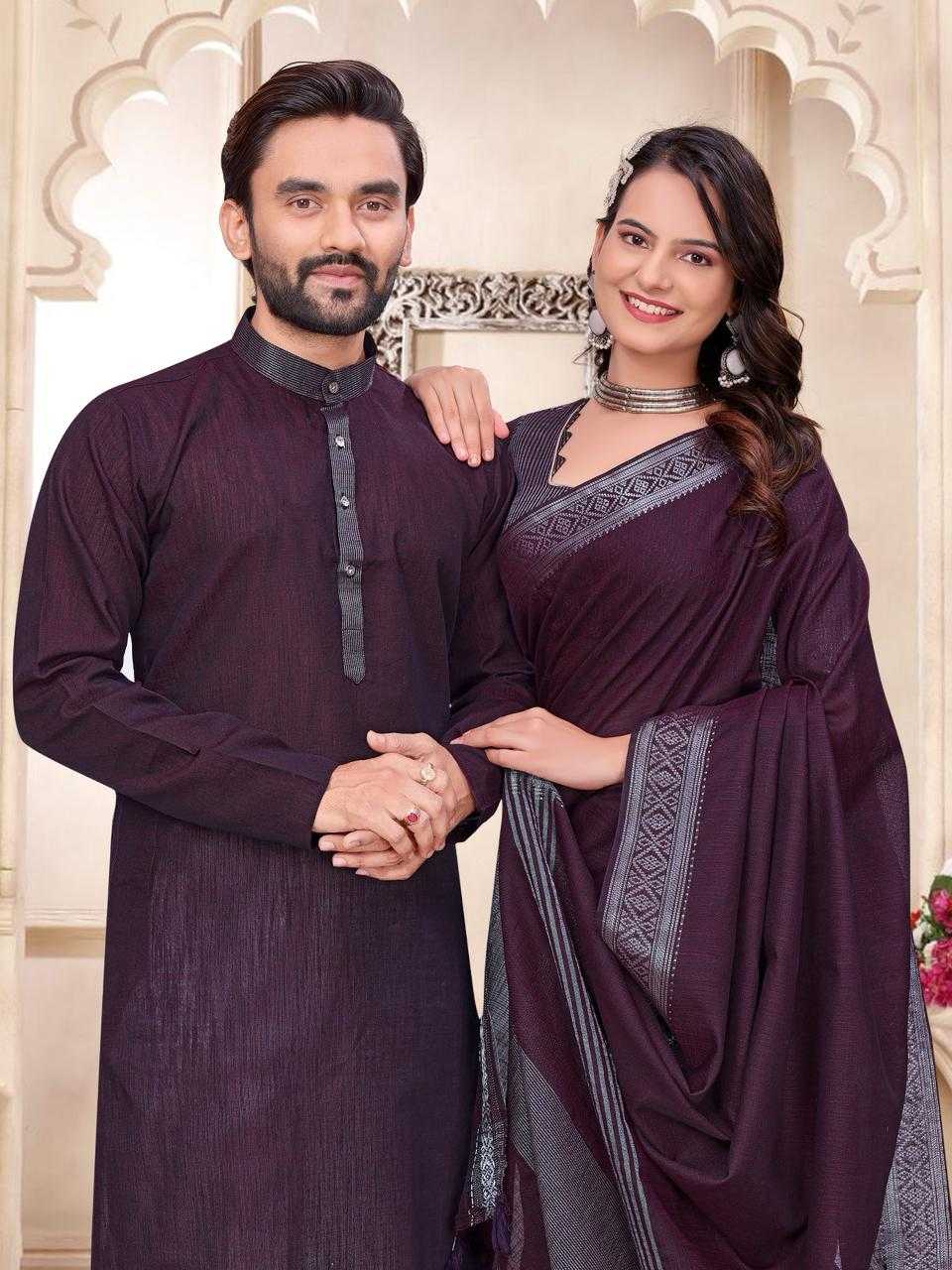 YNF Wholesale Linen Couple Matching Ethnic Outfits KESH620 Radhe Shyam | Surat Manufacturer