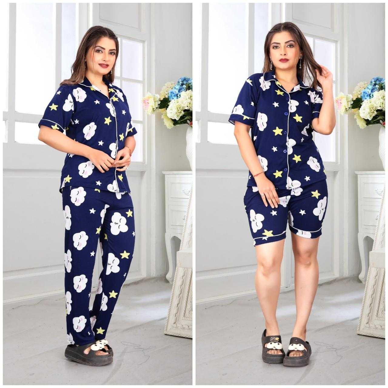 YNF Wholesale Lycra Night Wear KESH102 16 | Surat Manufacturer