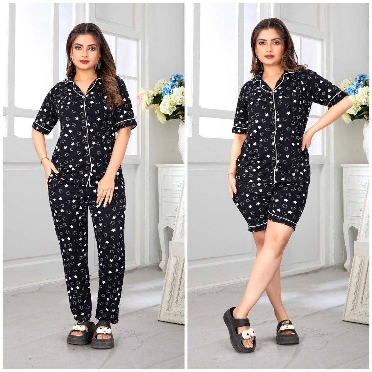 YNF Wholesale Lycra Night Wear KESH102 16 | Surat Manufacturer