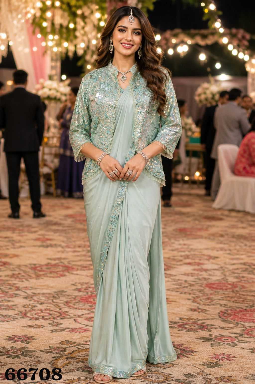 YNF Wholesale Lycra Ready To Wear Sarees KESH481 GARIMA | Surat Manufacturer