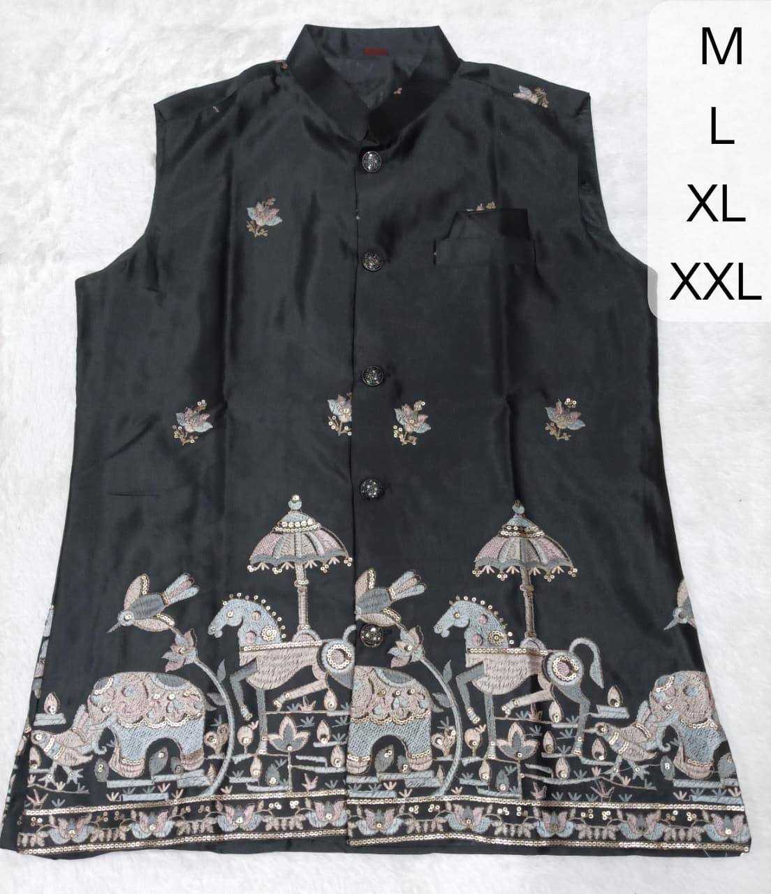 YNF Wholesale Malai Silk Mens Ethnic Jackets KESH650 Venmer | Surat Manufacturer