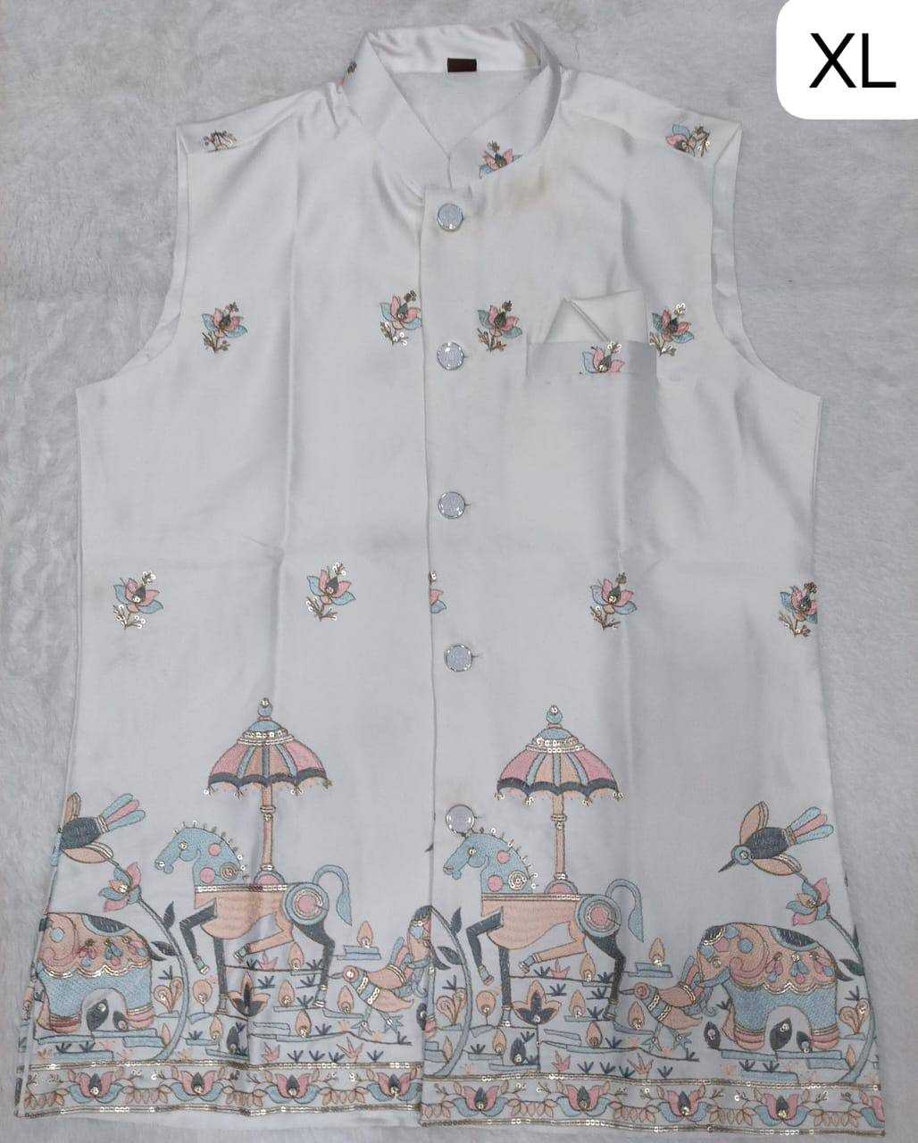 YNF Wholesale Malai Silk Mens Ethnic Jackets KESH650 Venmer | Surat Manufacturer