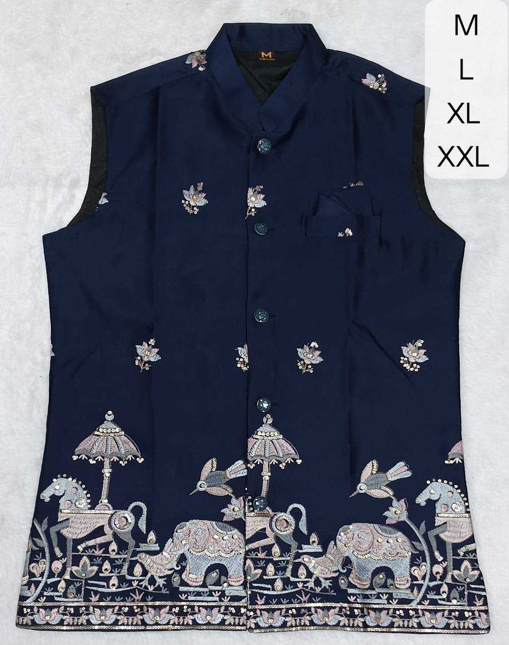 YNF Wholesale Malai Silk Mens Ethnic Jackets KESH650 Venmer | Surat Manufacturer