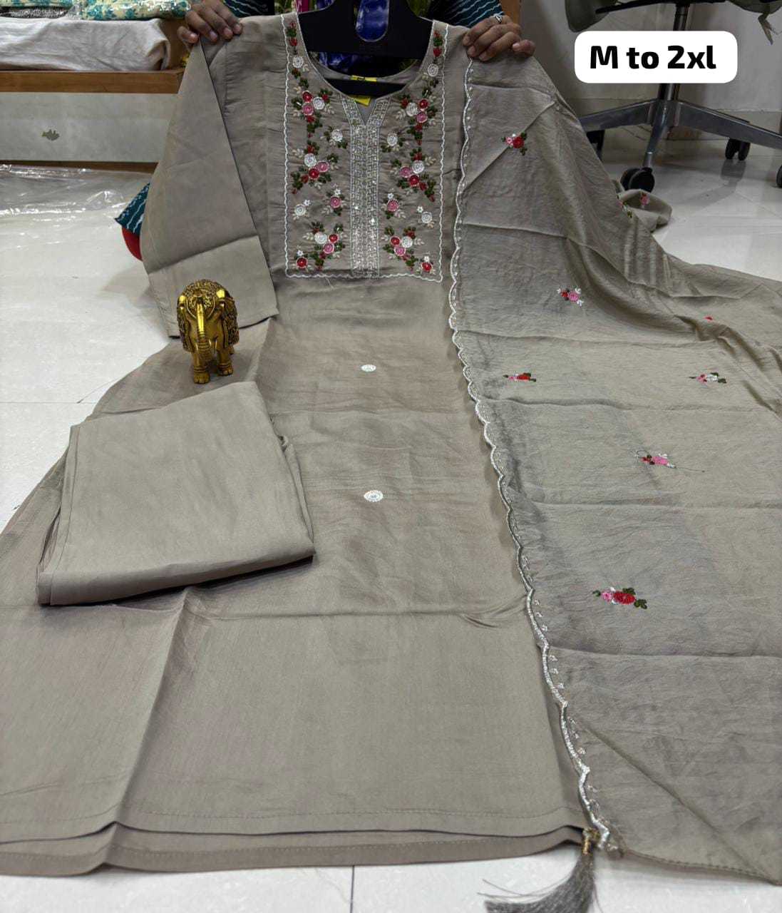 YNF Wholesale Maslin Long Kurtis KESH147 Nisha | Surat Manufacturer