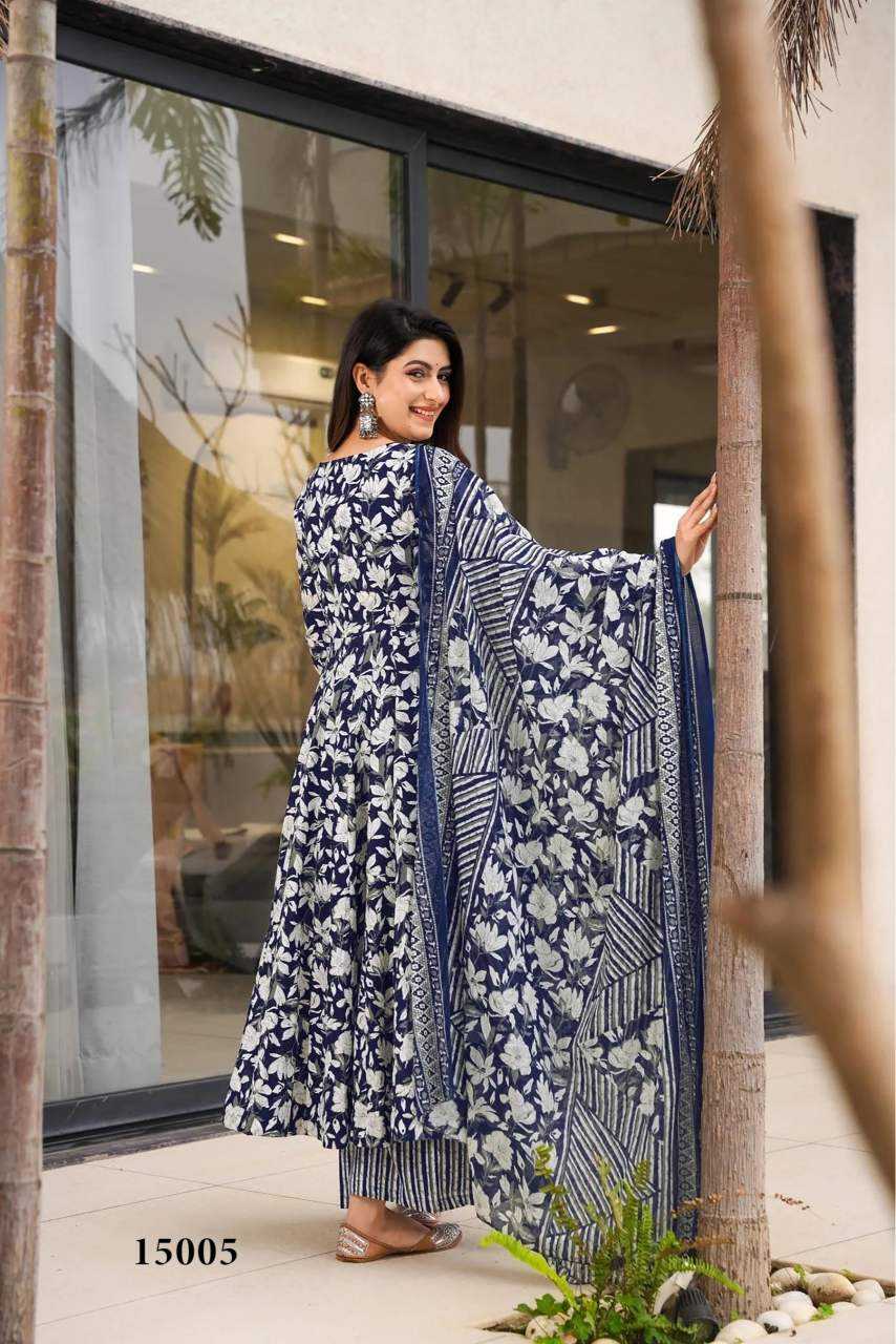 YNF Wholesale Muslin Cotton Printed Gowns KESH448 15001 | Surat Manufacturer