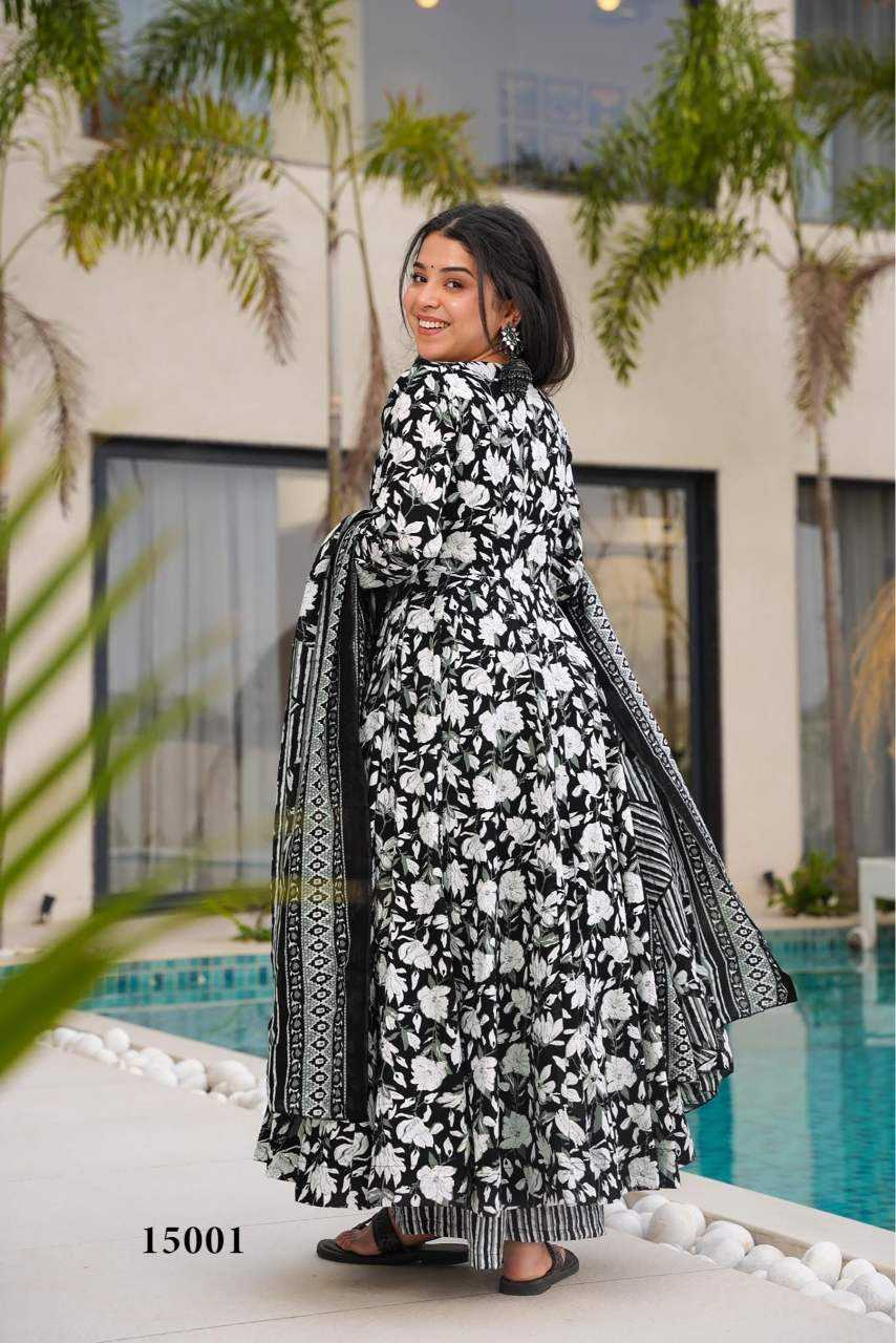 YNF Wholesale Muslin Cotton Printed Gowns KESH448 15001 | Surat Manufacturer