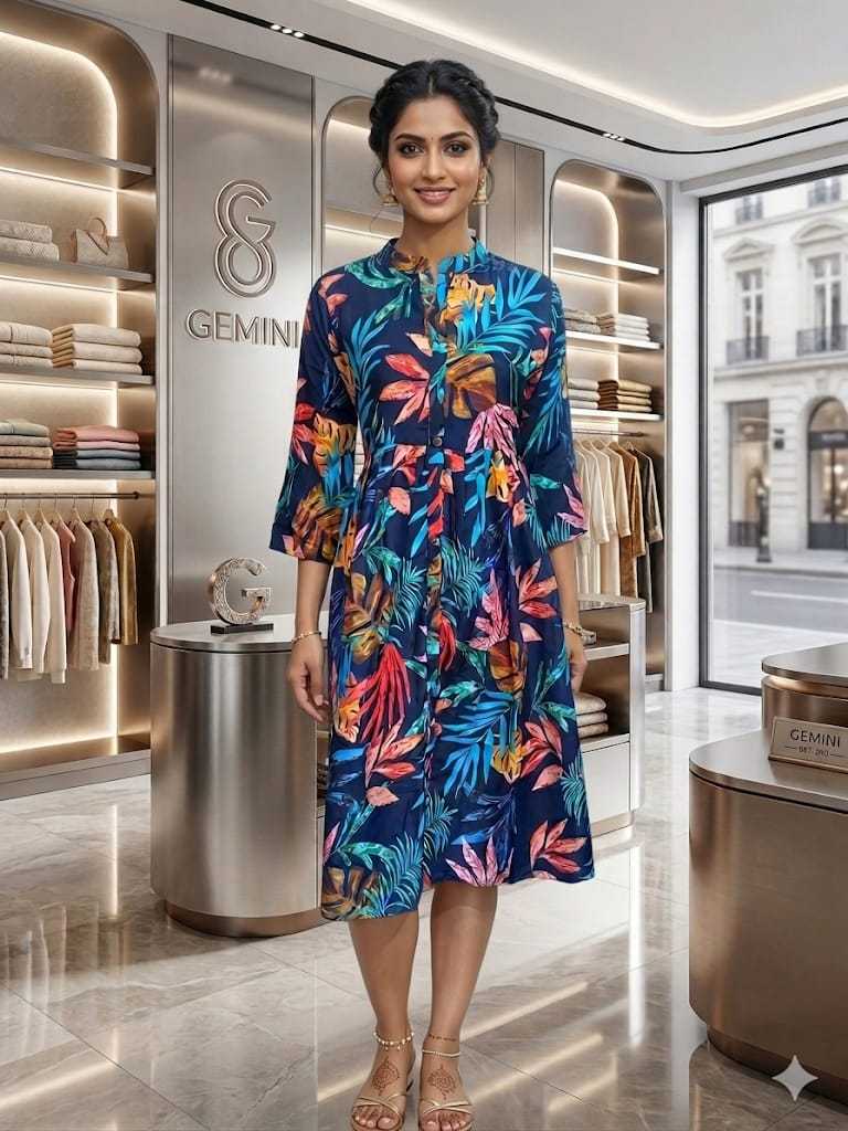 YNF Wholesale Muslin One Piece Dress KESH711 Bhavishka | Surat Manufacturer