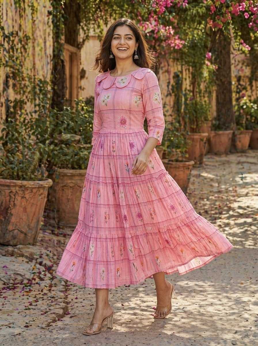 YNF Wholesale Muslin Silk Designer Kurtis KESH489 1258 | Surat Manufacturer