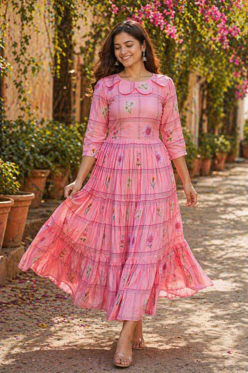 YNF Wholesale Muslin Silk Designer Kurtis KESH489 1258 | Surat Manufacturer