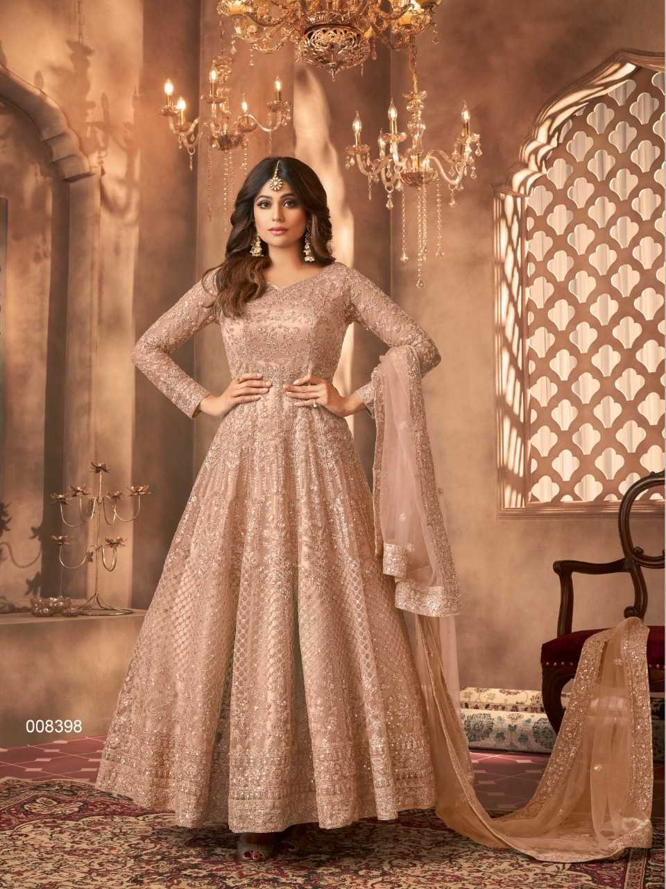 YNF Wholesale Net Embroidery Gowns KESH379 Aashirwad 8398 | Surat Manufacturer