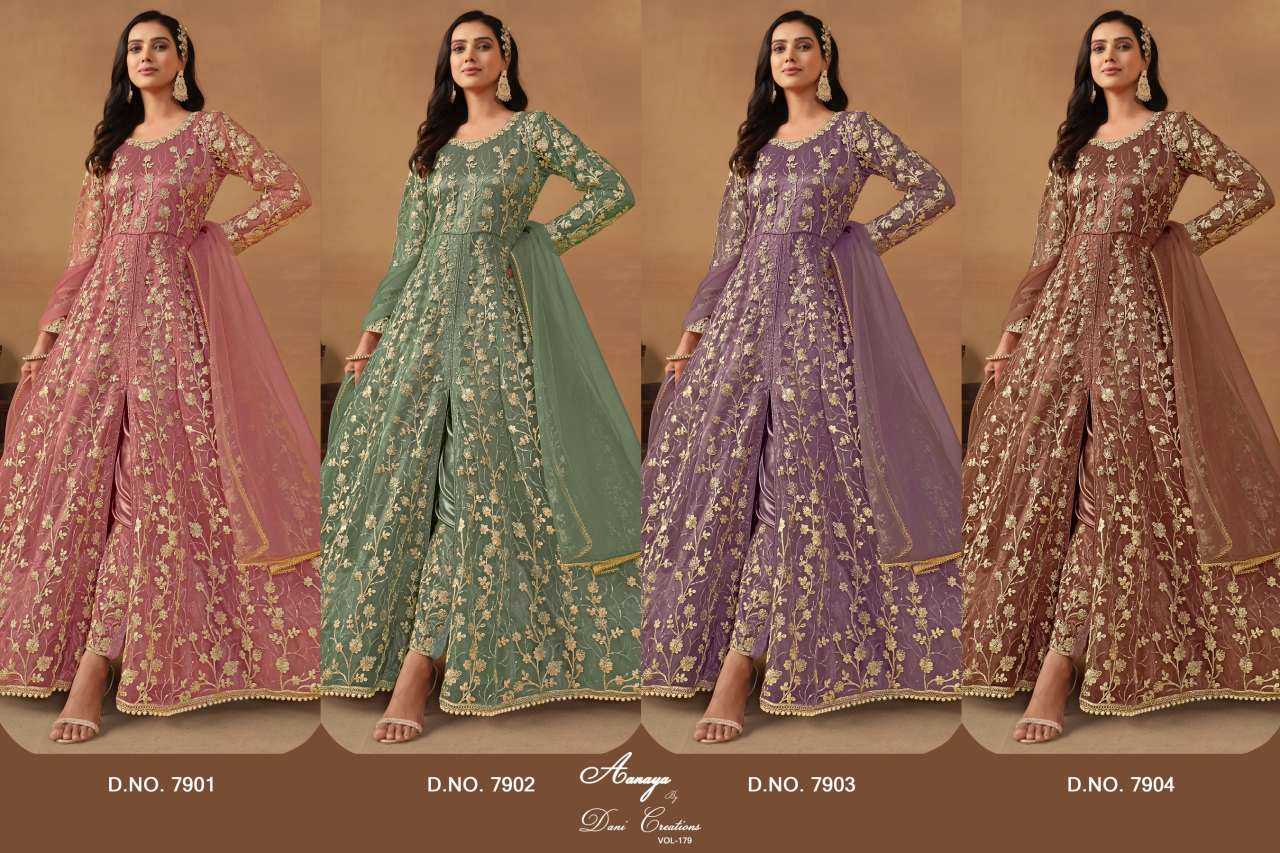 YNF Wholesale Net Net Gowns KESH530 Aanaya vol-179 | Surat Manufacturer