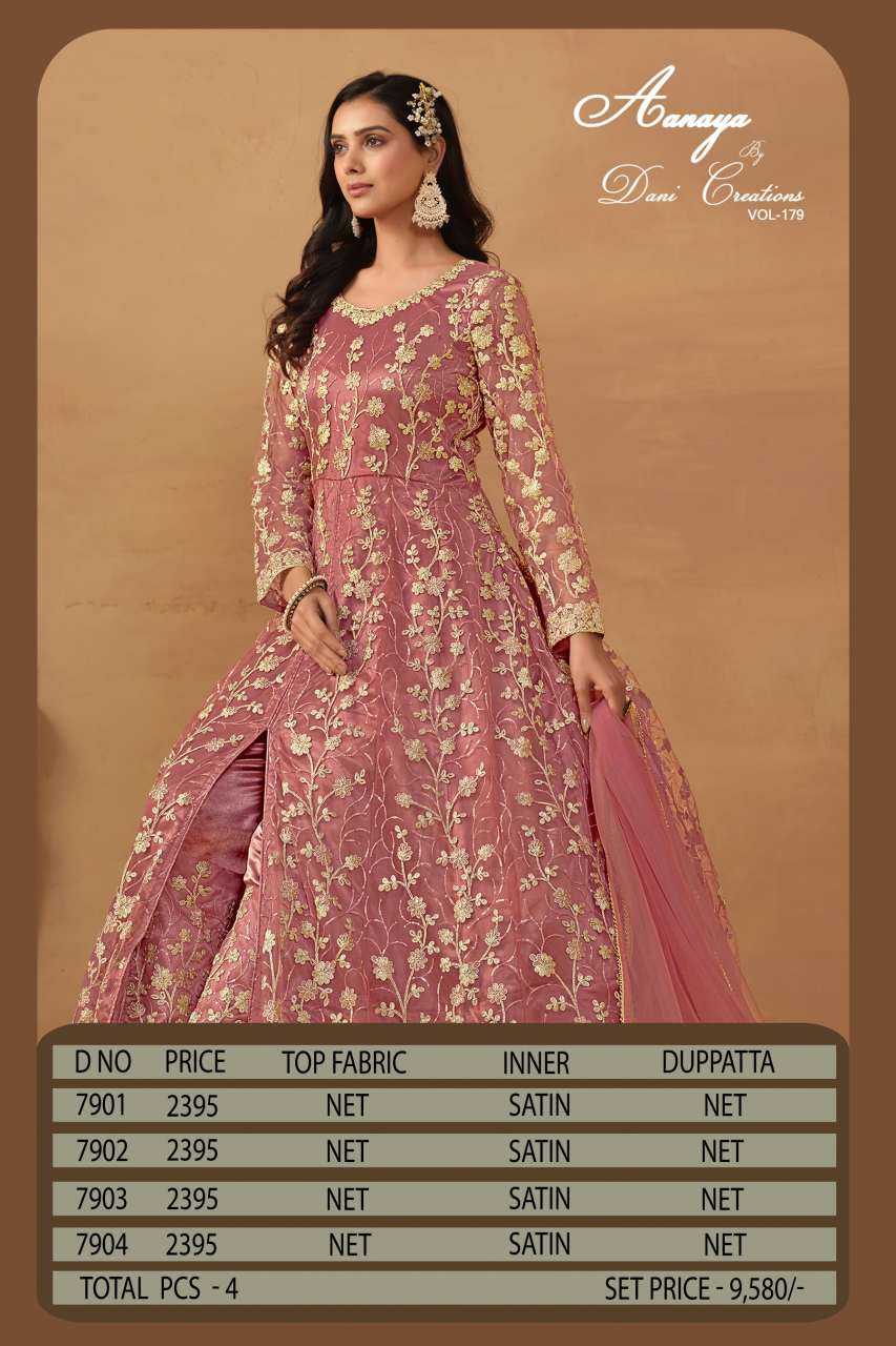 YNF Wholesale Net Net Gowns KESH530 Aanaya vol-179 | Surat Manufacturer
