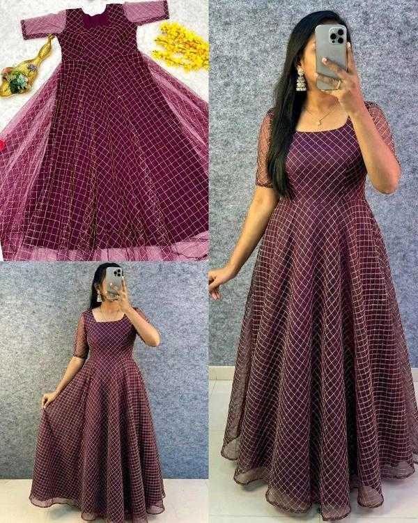 YNF Wholesale Net Party Gowns KESH544 Ghazia | Surat Manufacturer