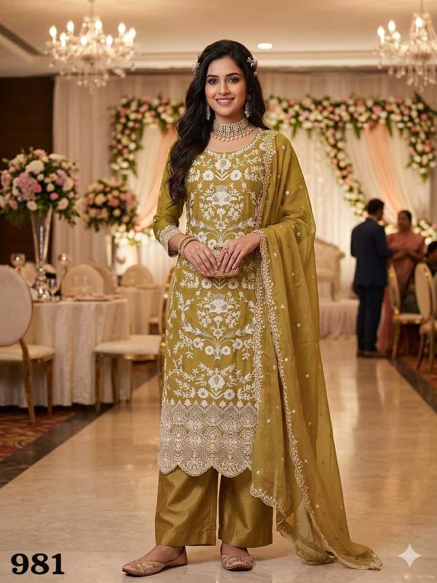 YNF Wholesale Organza Ladies Suits KESH481 SMRITI | Surat Manufacturer