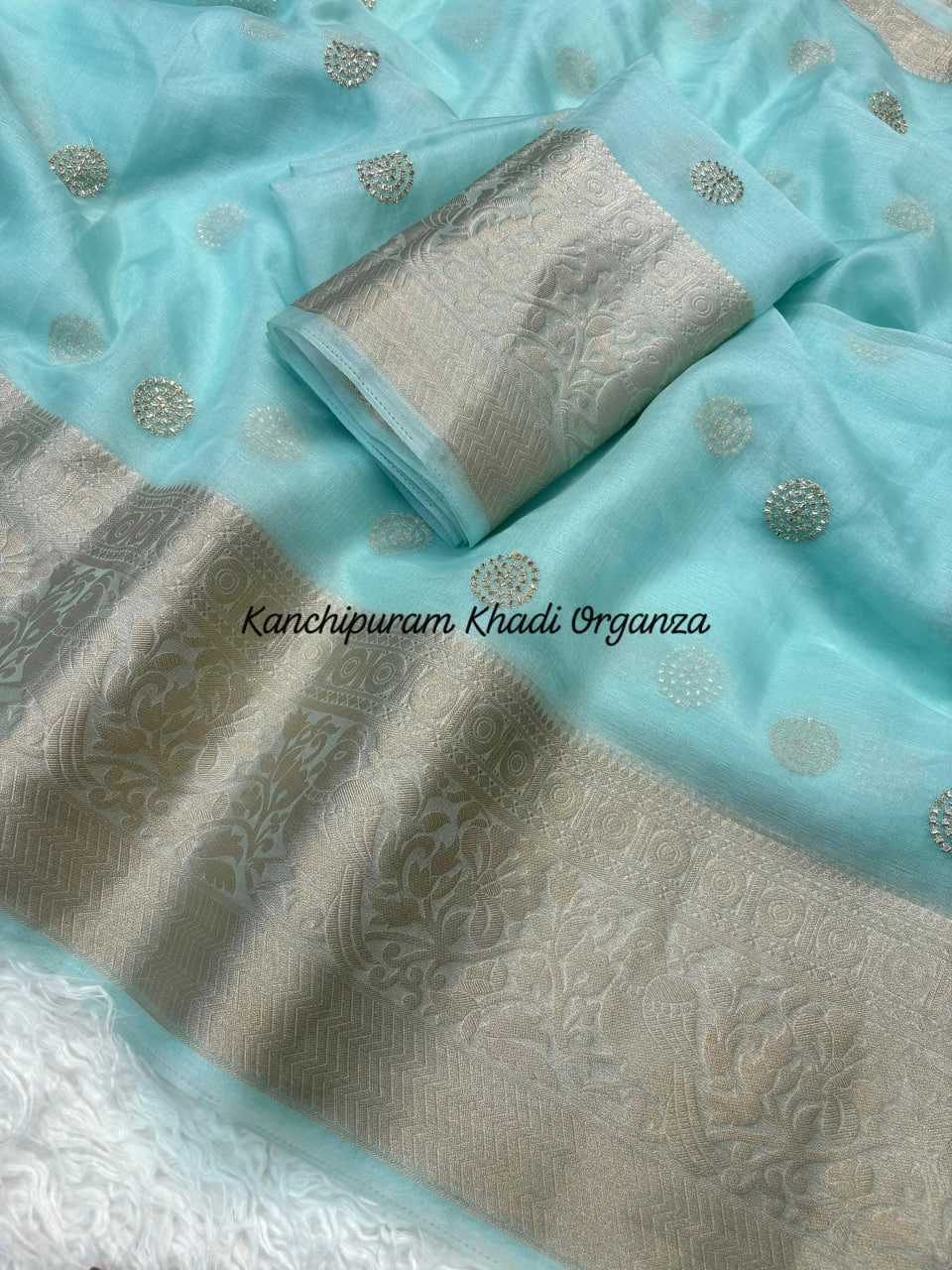 YNF Wholesale Organza Organza Sarees KESH713 Sparrow Epic | Surat Manufacturer