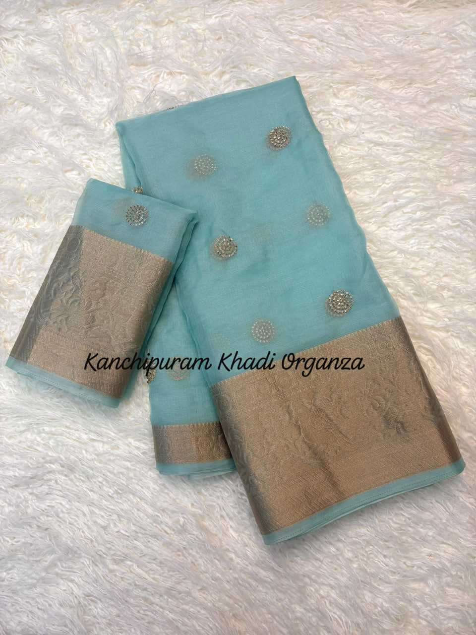 YNF Wholesale Organza Organza Sarees KESH713 Sparrow Epic | Surat Manufacturer