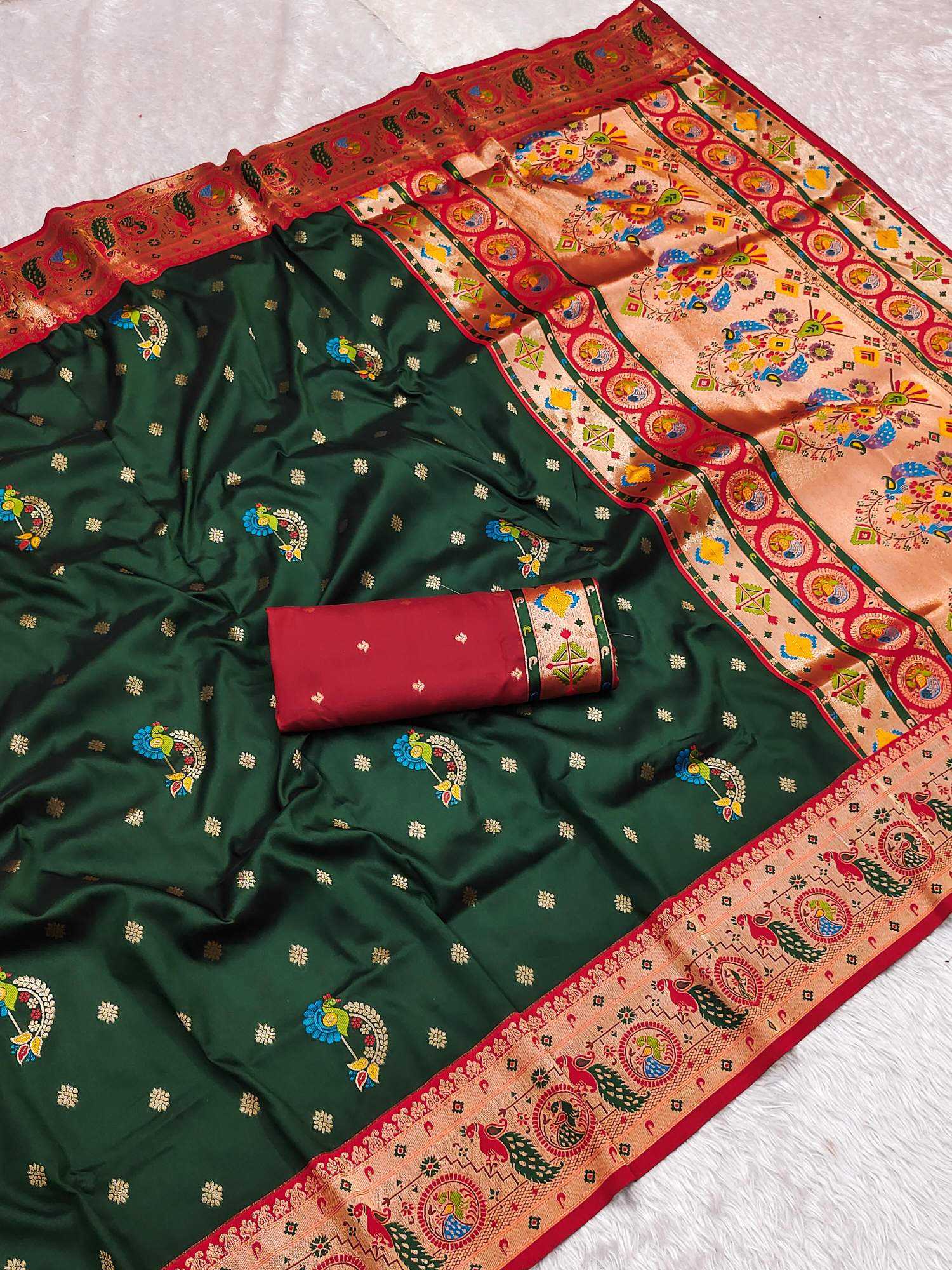 YNF Wholesale Paithani Silk Paithani Sarees KESH604 GOLD ZARI | Surat Manufacturer