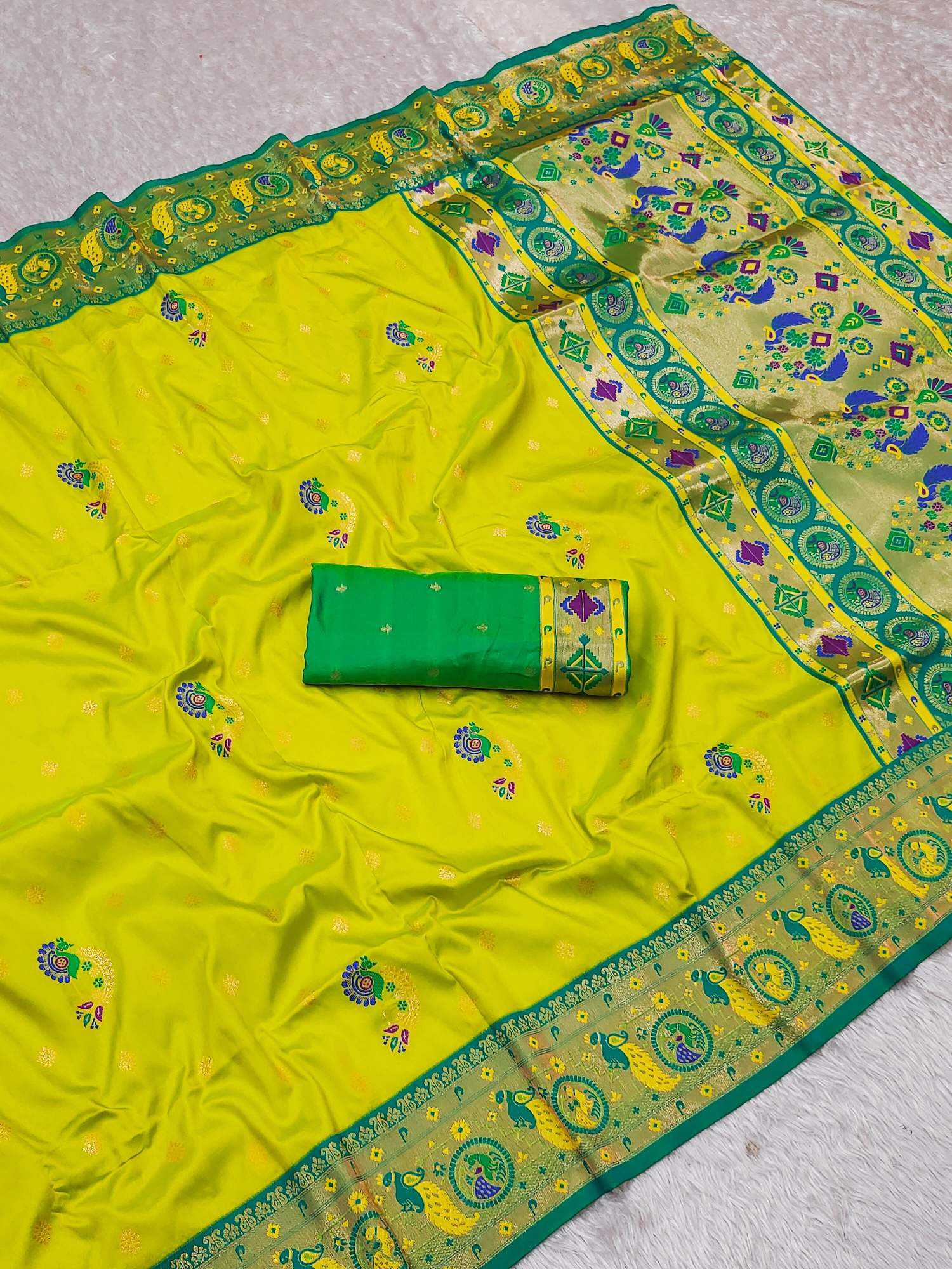 YNF Wholesale Paithani Silk Paithani Sarees KESH604 GOLD ZARI | Surat Manufacturer