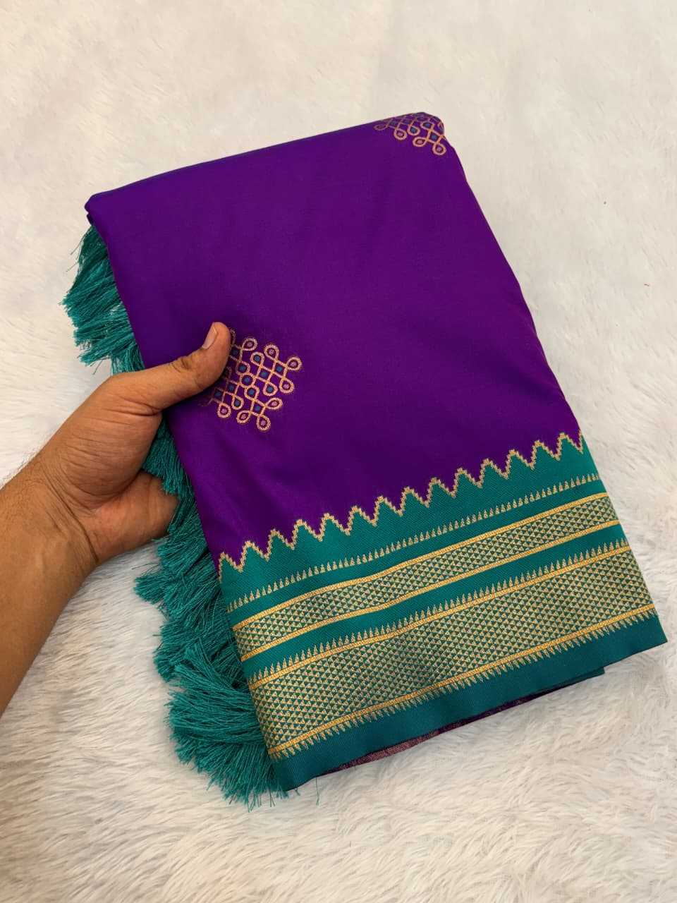 YNF Wholesale Paithani Silk Paithani Sarees KESH679 Kolam | Surat Manufacturer