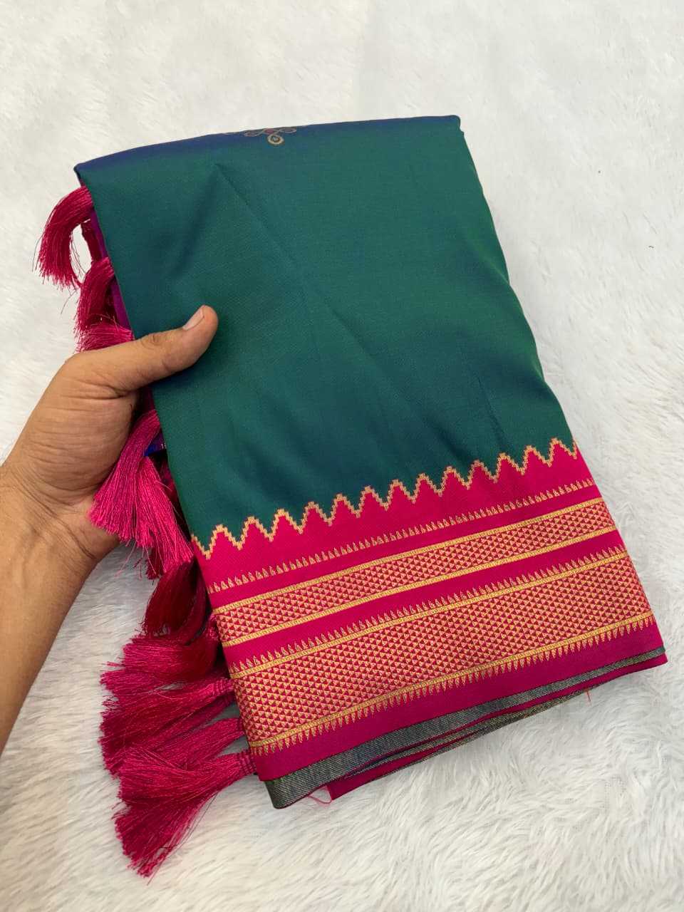 YNF Wholesale Paithani Silk Paithani Sarees KESH679 Kolam | Surat Manufacturer