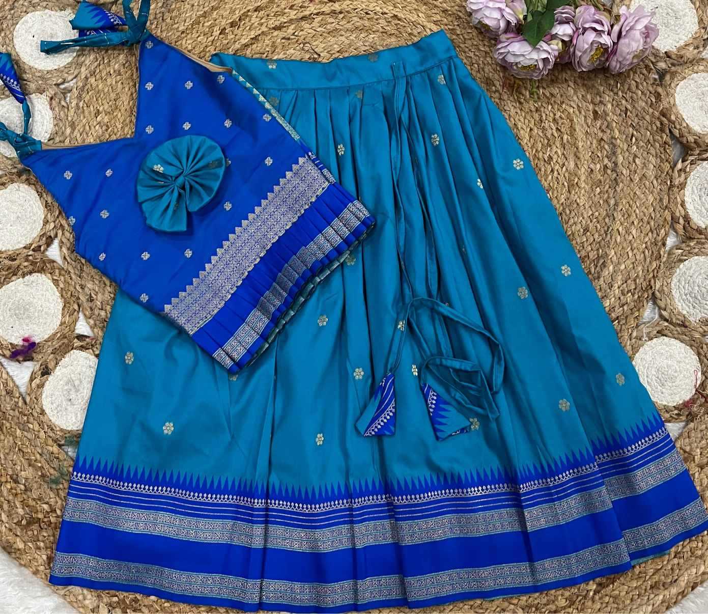 YNF Wholesale Paithani Silk Kids Designer Frock KESH685 narayanpet | Surat Manufacturer