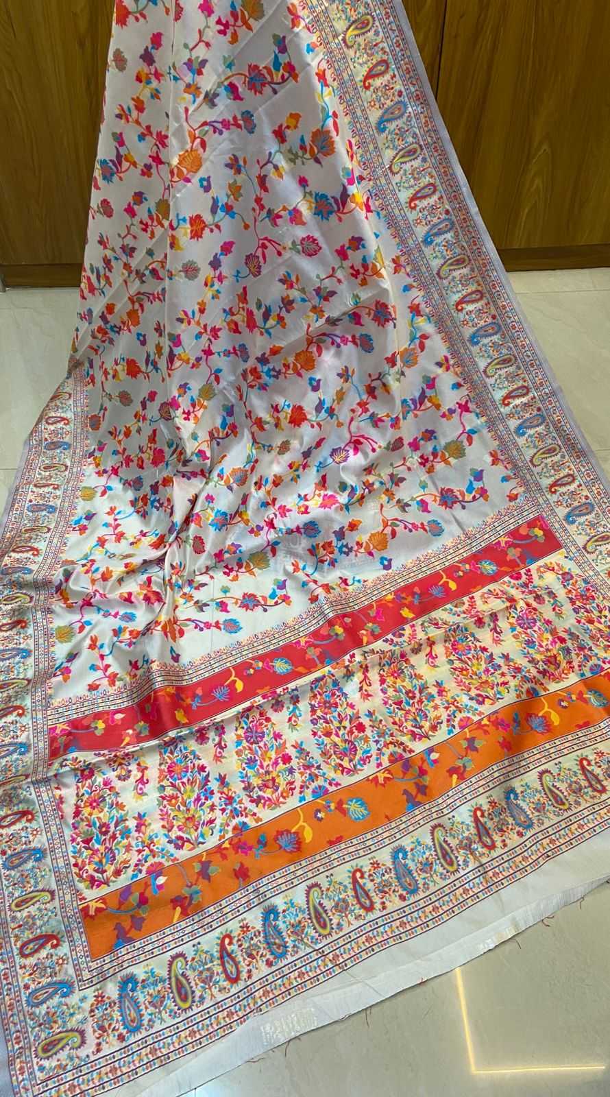 YNF Wholesale Pashmina Fancy Sarees KESH140 Saumika | Surat Manufacturer