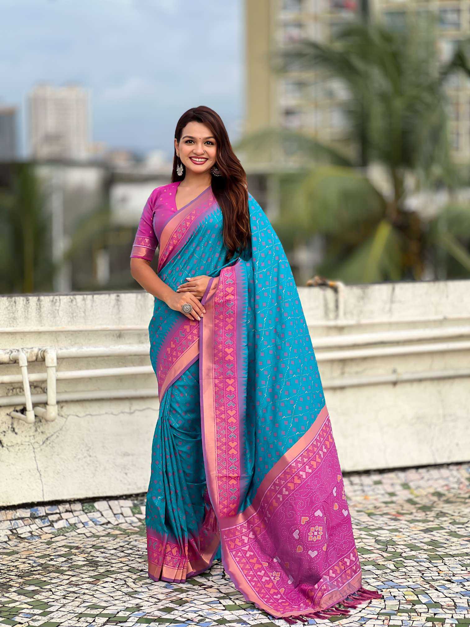 YNF Wholesale Patola Silk Traditional Silk Sarees RIN116 MADHURI | Surat Manufacturer