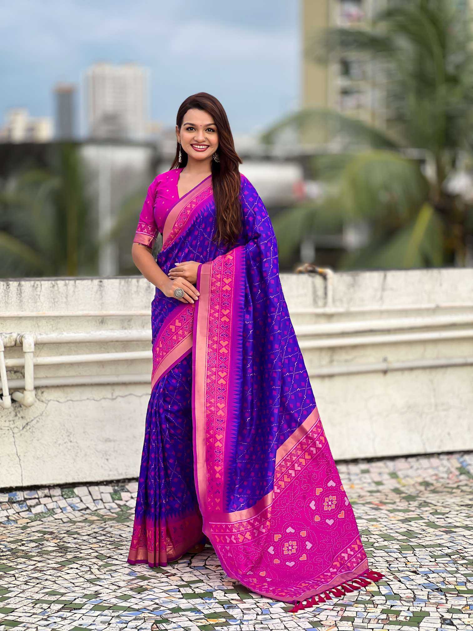 YNF Wholesale Patola Silk Traditional Silk Sarees RIN116 MADHURI | Surat Manufacturer