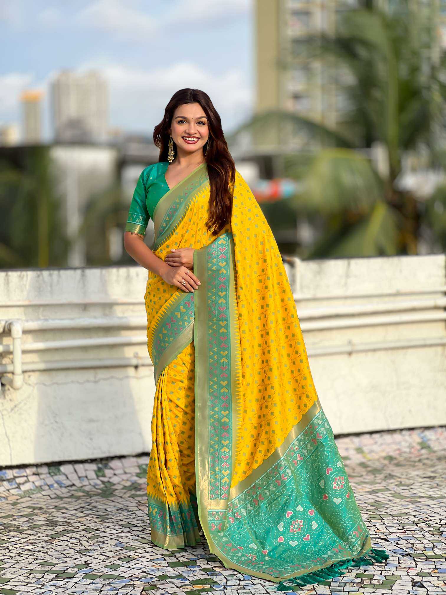 YNF Wholesale Patola Silk Traditional Silk Sarees RIN116 MADHURI | Surat Manufacturer