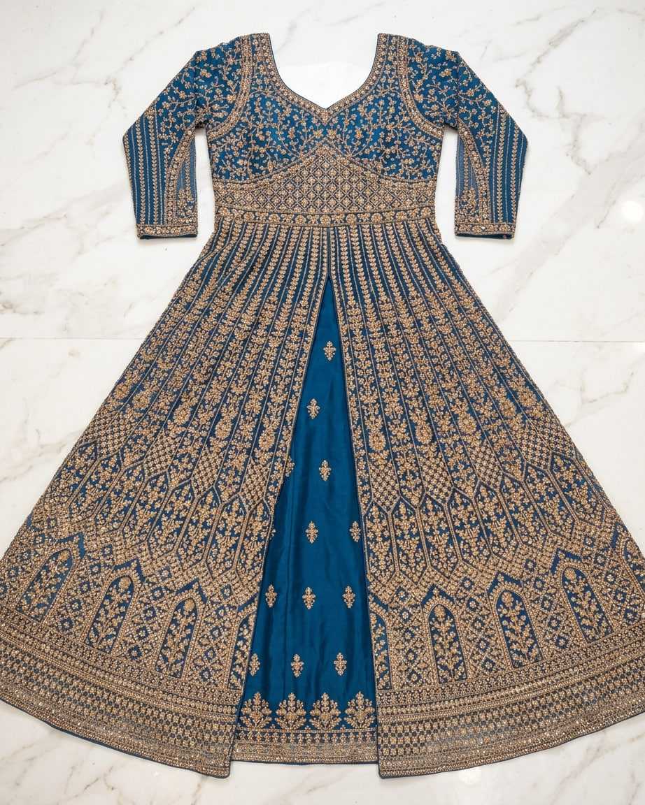 YNF Wholesale Premium Silk Anarkali Gown KESH579 | Surat Manufacturer
