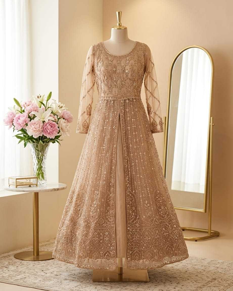 YNF Wholesale Premium Silk Anarkali Gown KESH579 | Surat Manufacturer