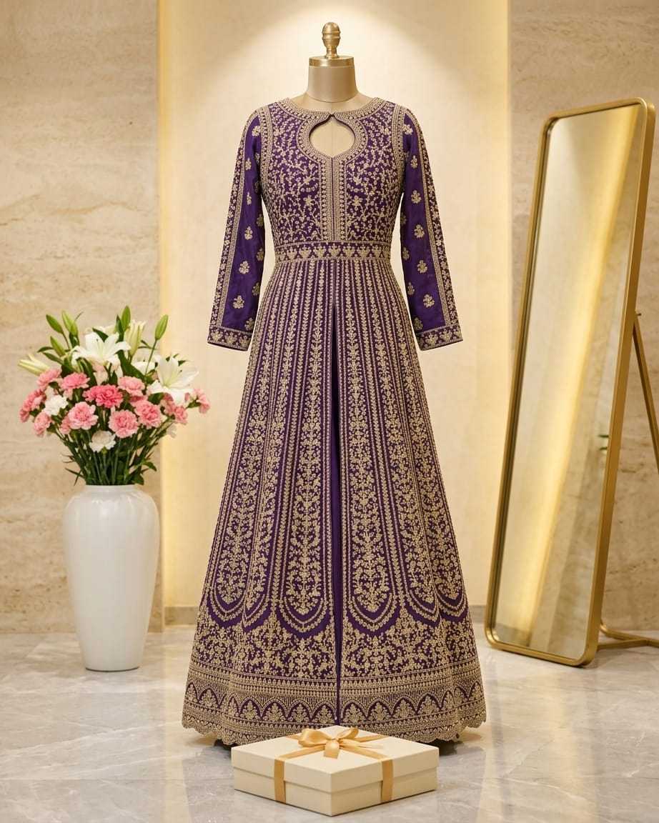 YNF Wholesale Premium Silk Anarkali Gown KESH579 | Surat Manufacturer