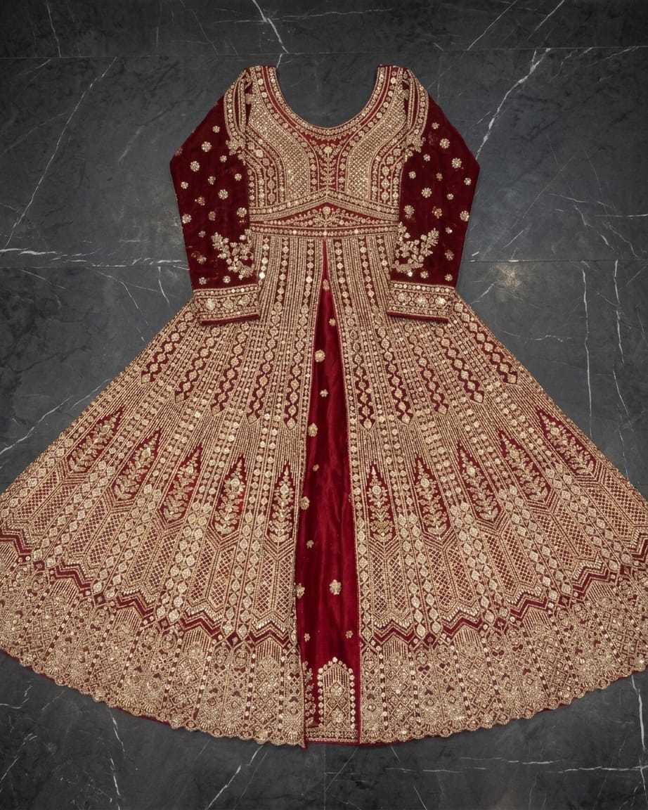 YNF Wholesale Premium Silk Anarkali Gown KESH579 | Surat Manufacturer