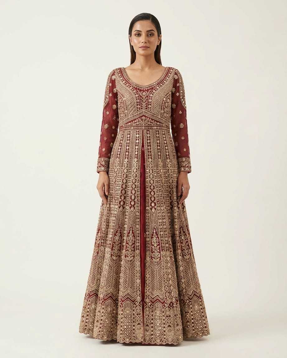 YNF Wholesale Premium Silk Anarkali Gown KESH579 | Surat Manufacturer
