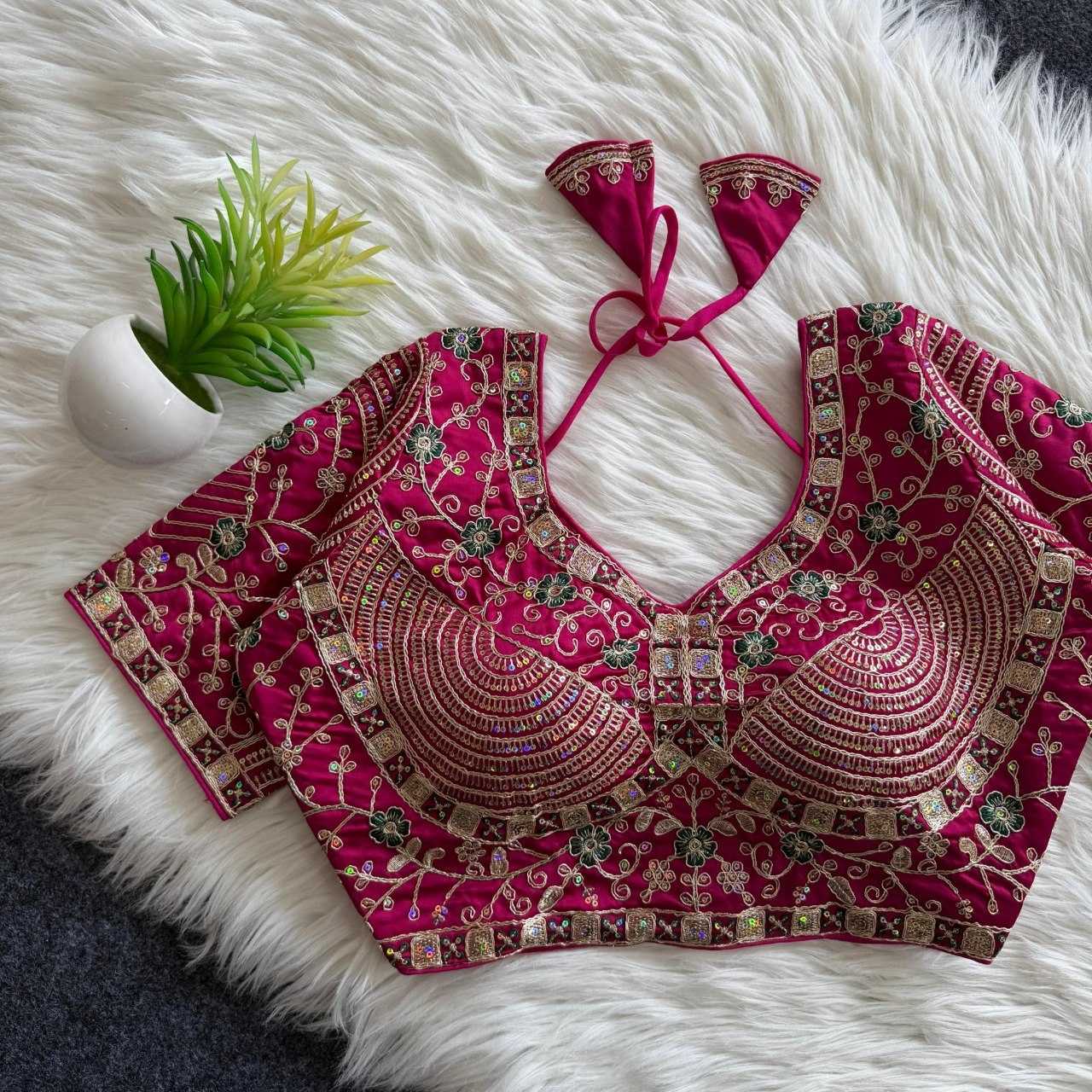 YNF Wholesale Premium Silk Sequence Embroidery Blouse KESH388 295 | Surat Manufacturer