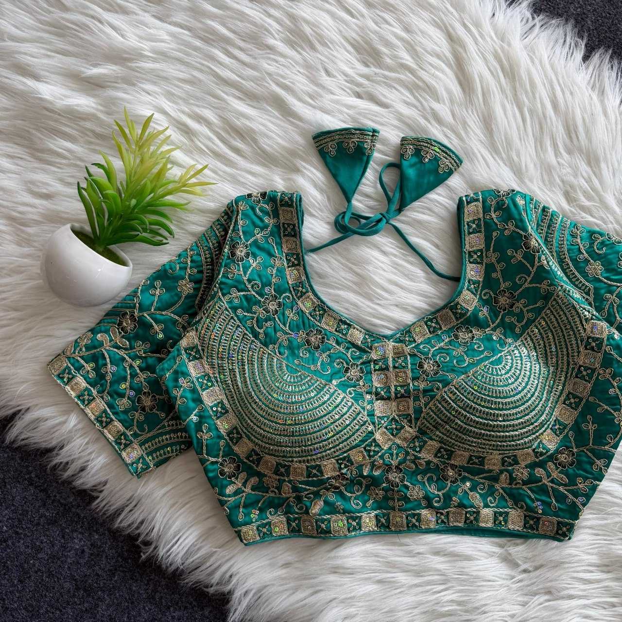 YNF Wholesale Premium Silk Sequence Embroidery Blouse KESH388 295 | Surat Manufacturer