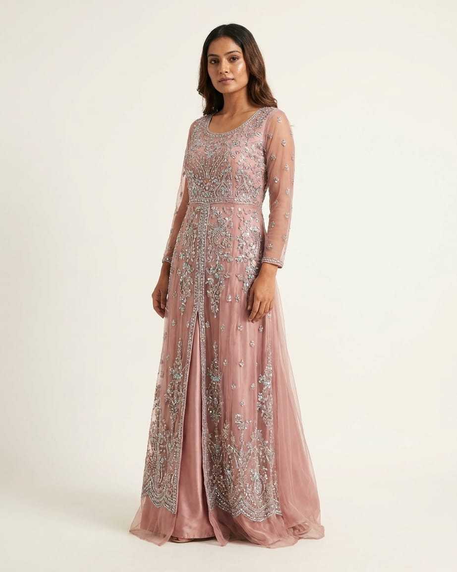 YNF Wholesale Premium Silk Anarkali Gown KESH579 | Surat Manufacturer