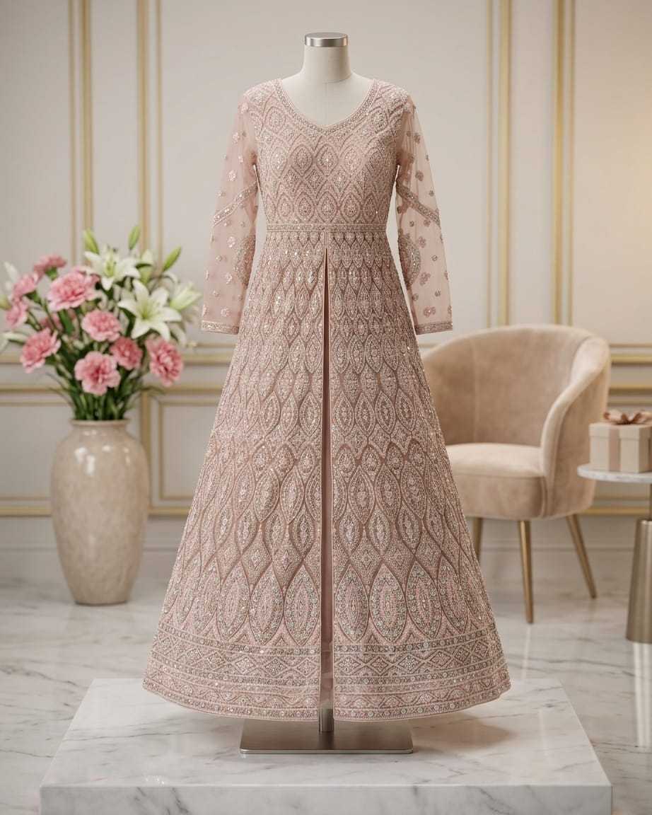 YNF Wholesale Premium Silk Anarkali Gown KESH579 | Surat Manufacturer