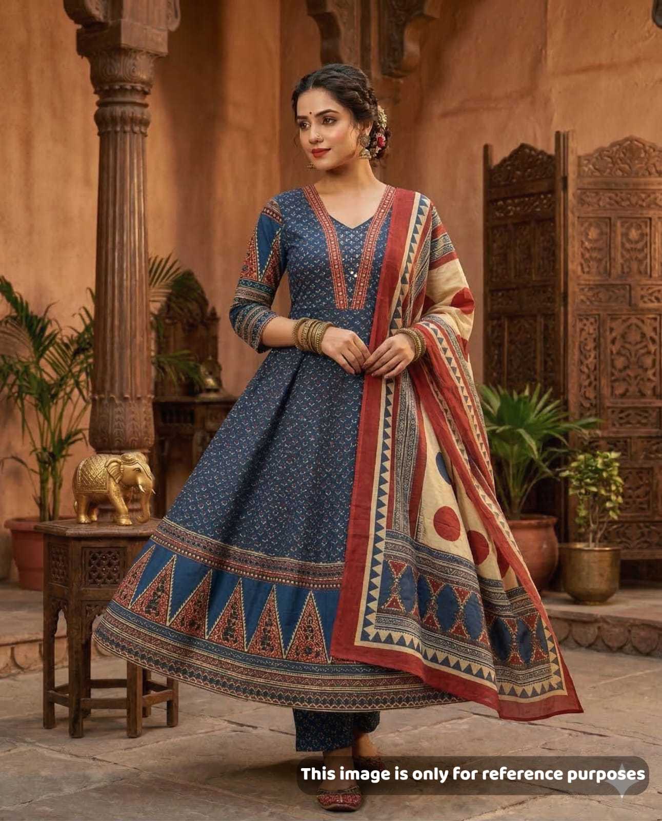 YNF Wholesale Pure Cotton Printed Gowns KESH147 112 | Surat Manufacturer