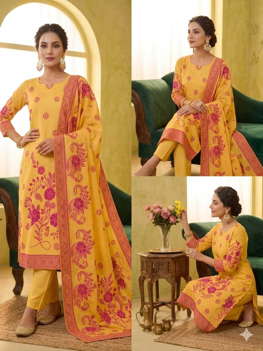 YNF Wholesale Pure Cotton Ladies Suits KESH702 LF-SAPNA | Surat Manufacturer
