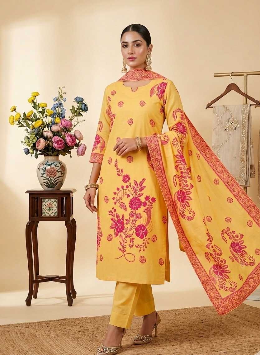 YNF Wholesale Pure Cotton Ladies Suits KESH702 LF-SAPNA | Surat Manufacturer