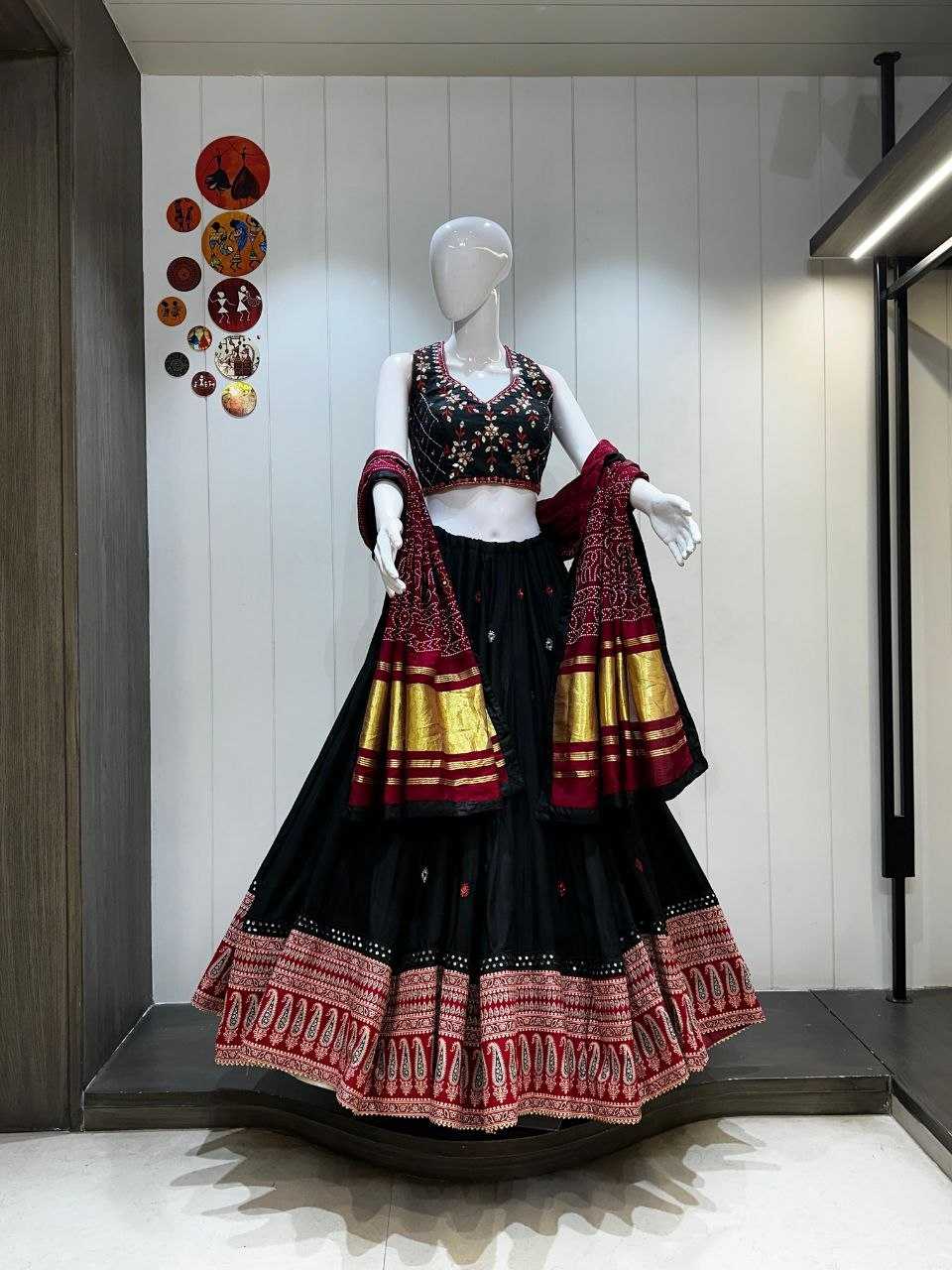 Ynf Pure Cotton  Lehengas Wholesale Designer Lehenga Choli Chaniya Choli Mirror Work Lehenga Manufacturer - YNF Online