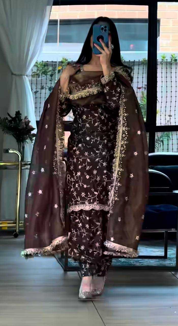 YNF Wholesale Pure Silk Embroidery Suits KESH528 517 | Surat Manufacturer